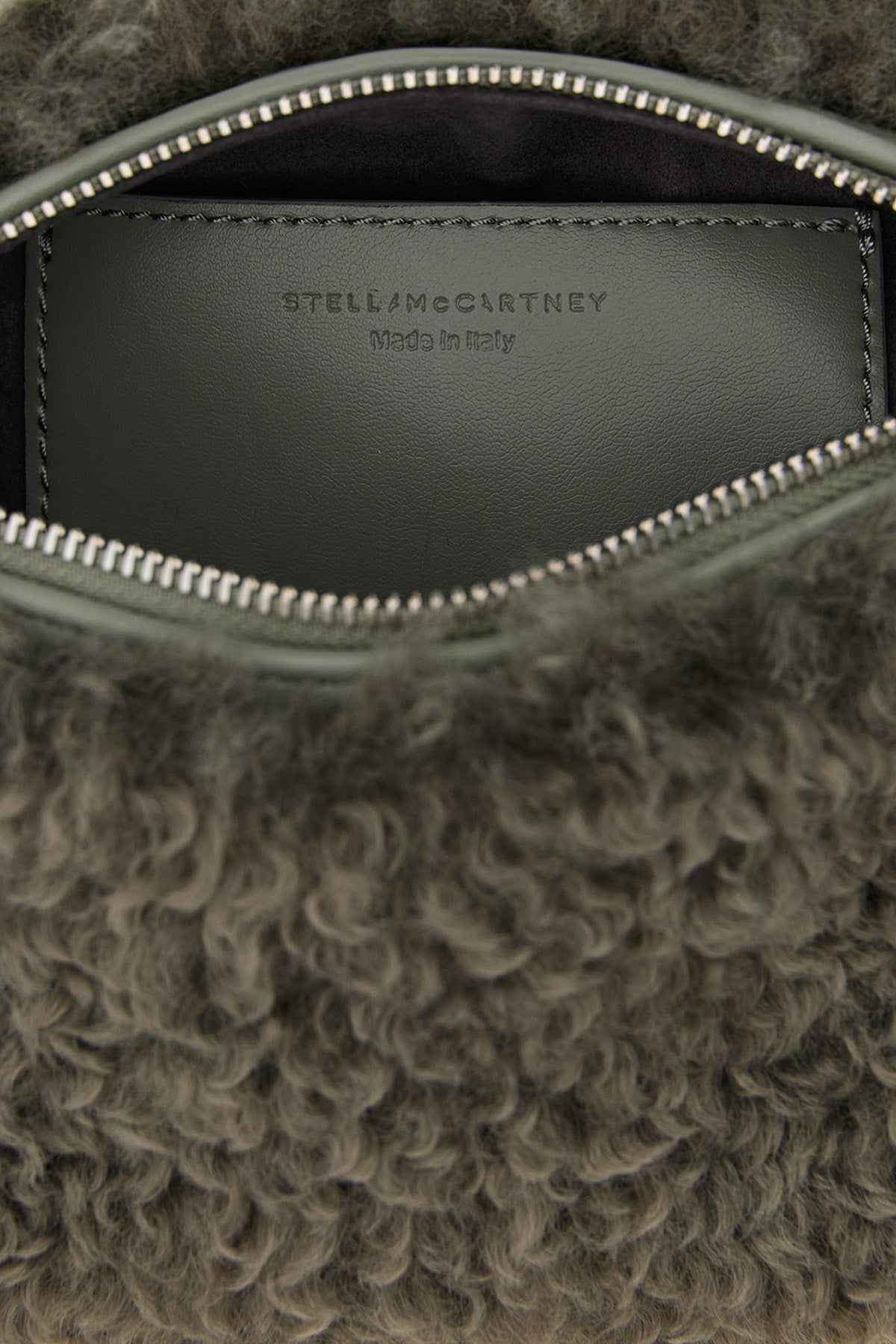 Faux Shearling Pouch
