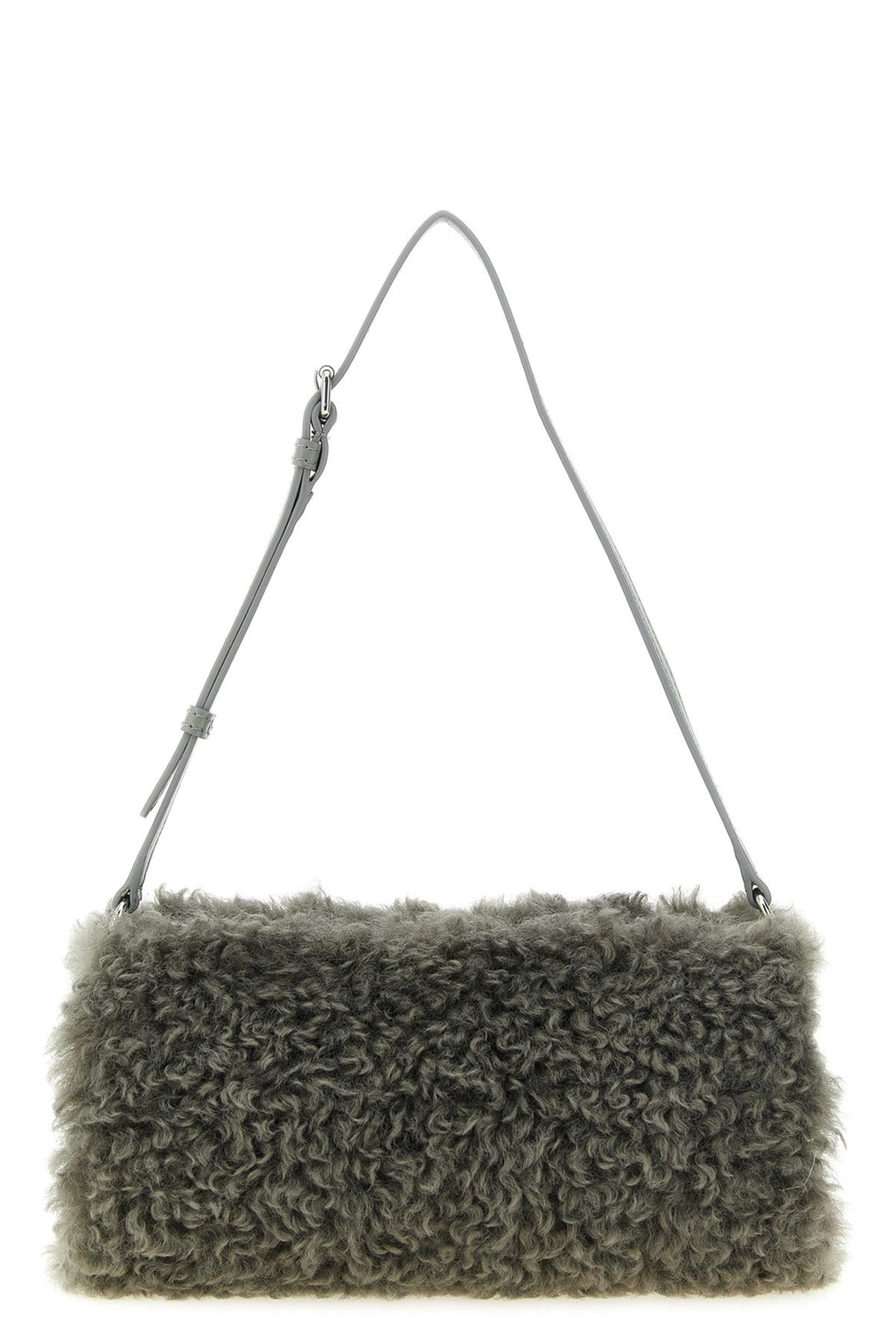 Faux Shearling Pouch
