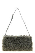 Faux Shearling Pouch