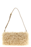 Stella Logo Faux Shearling Shoulder Bag