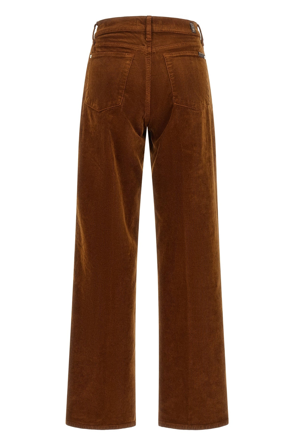 Stovepipe Straight Corduroy Trousers
