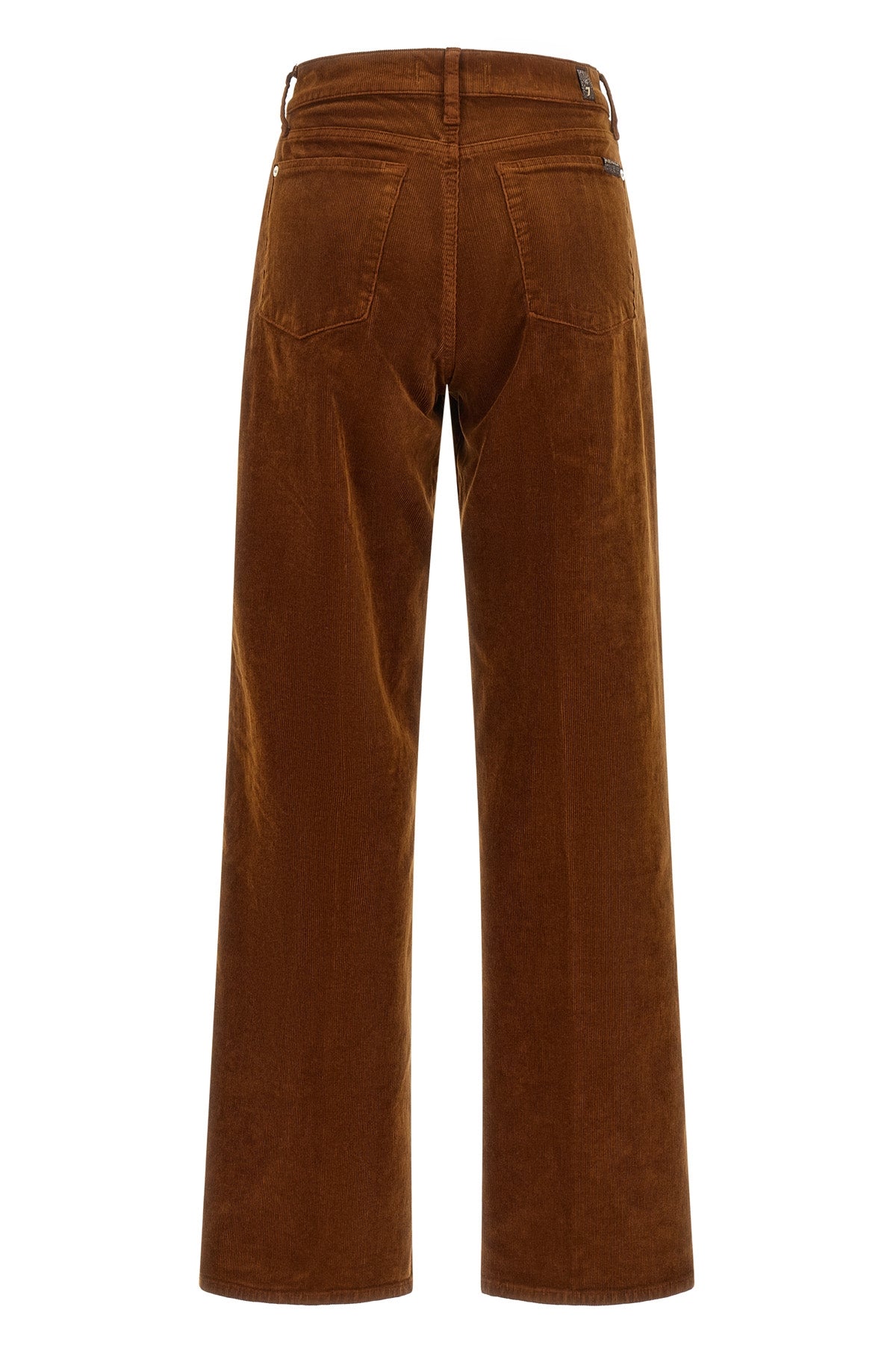 Stovepipe Straight Corduroy Trousers