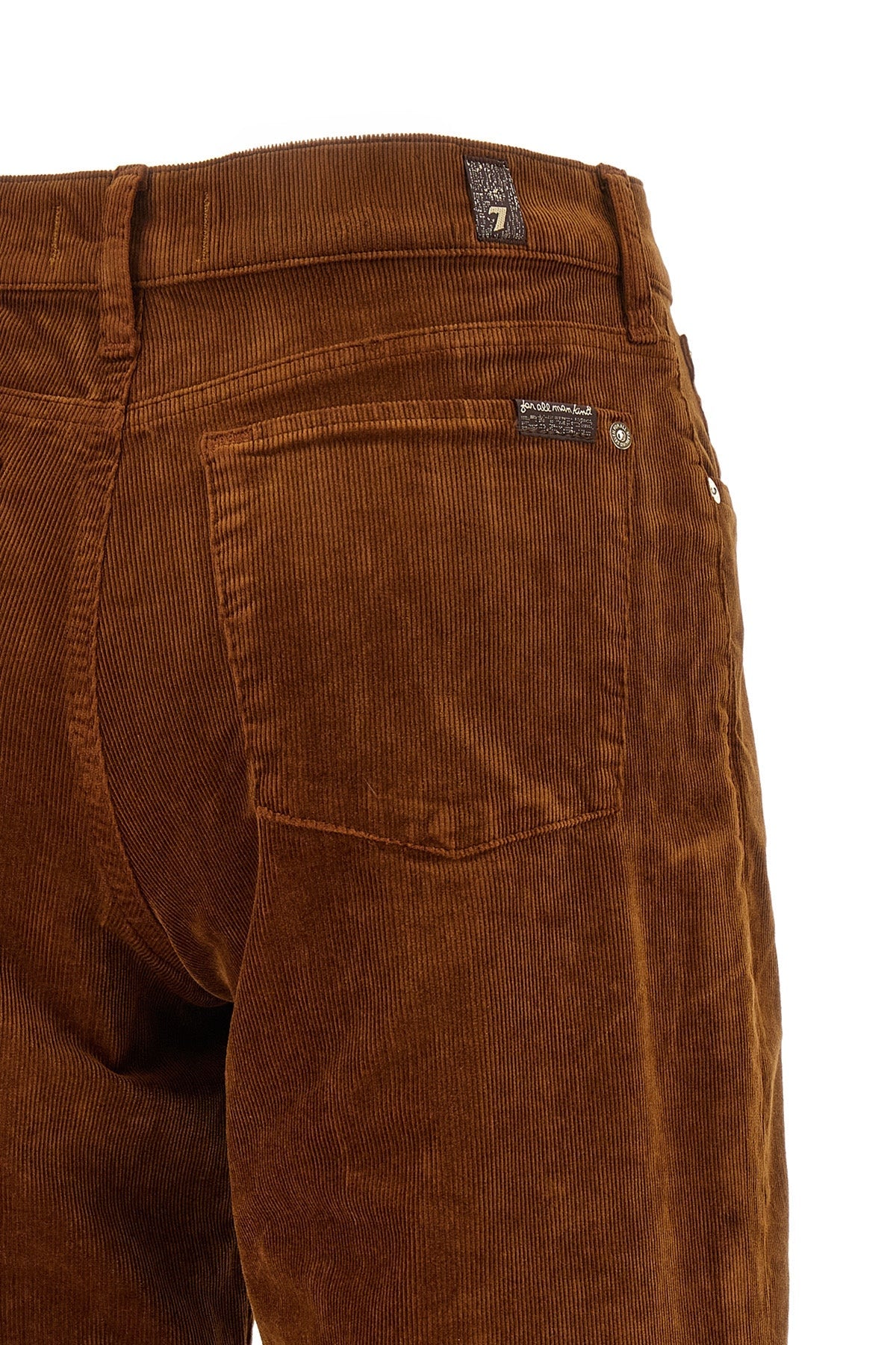 Stovepipe Straight Corduroy Trousers
