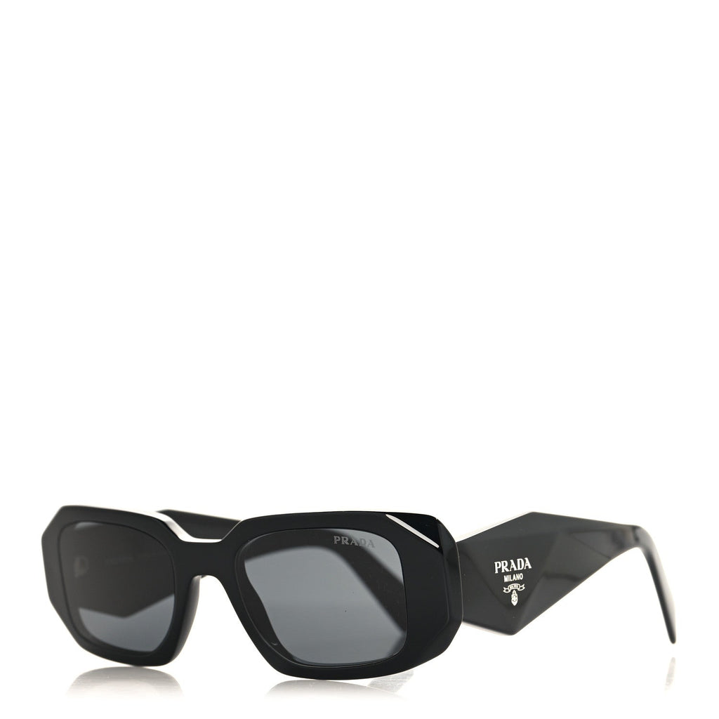 Acetate Symbole Sunglasses SPR 17W Black
