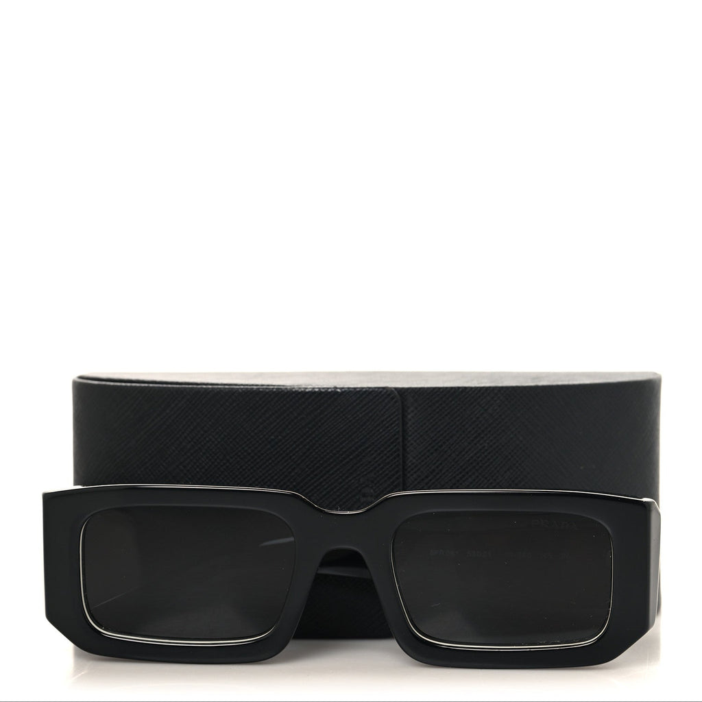 Acetate Symbole Sunglasses SPR 06Y Black