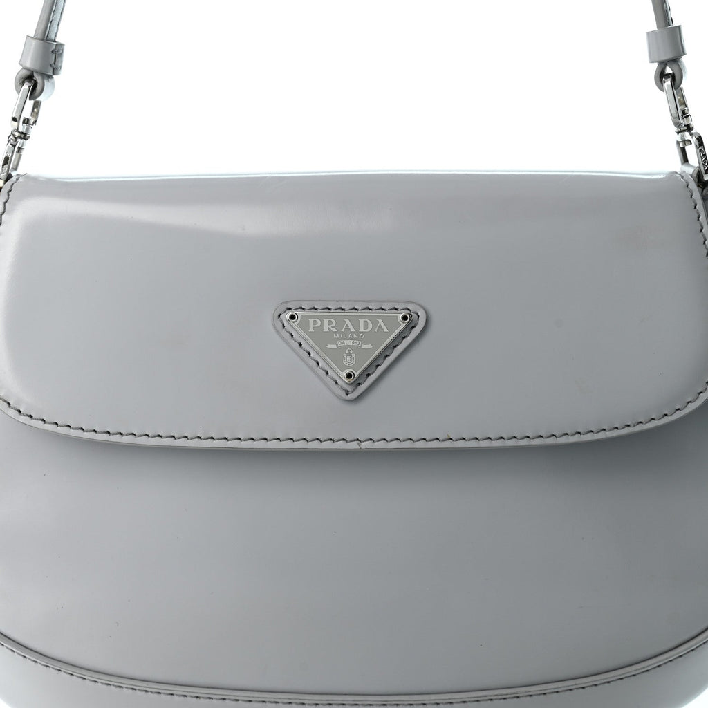 Spazzolato Cleo Flap Shoulder Bag Fiordaliso