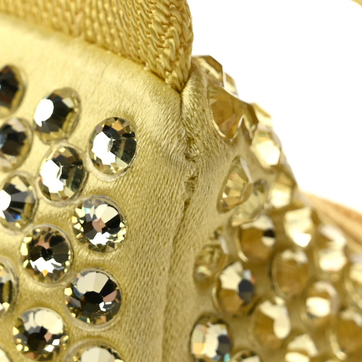 Satin Crystal Mini Re-Edition 2000 Bag Ananas