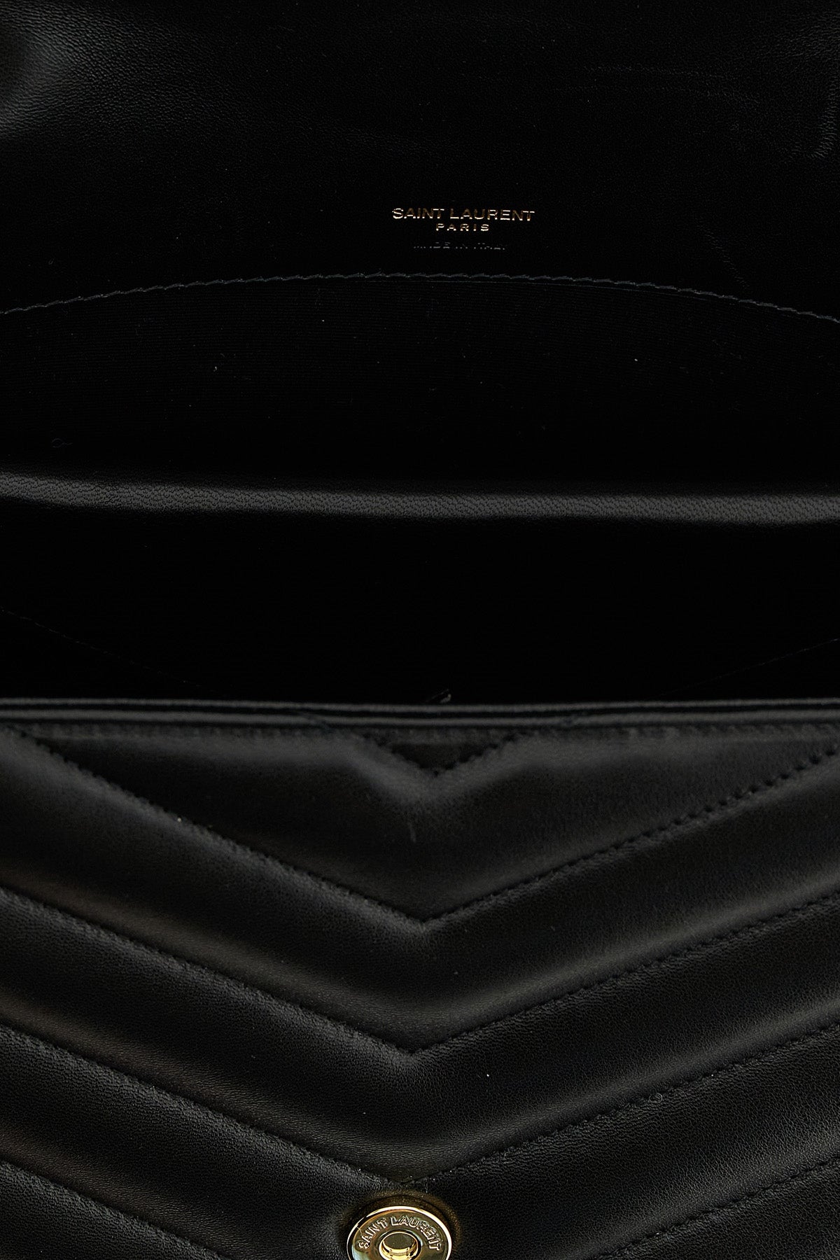 Saint Laurent Shoulder Bag with Chevron Quilting