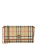 Burberry Womens Hannah Check Wallet-On-Chain