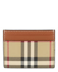 Burberry Womens Sandon Check Card Holder
