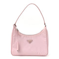 Re-Nylon Saffiano Mini Re-Edition 2005 Bag Alabastro
