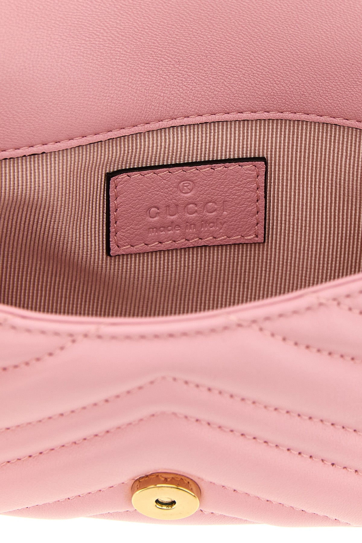 GUCCI Shoulder Bag with Chevron Quilting