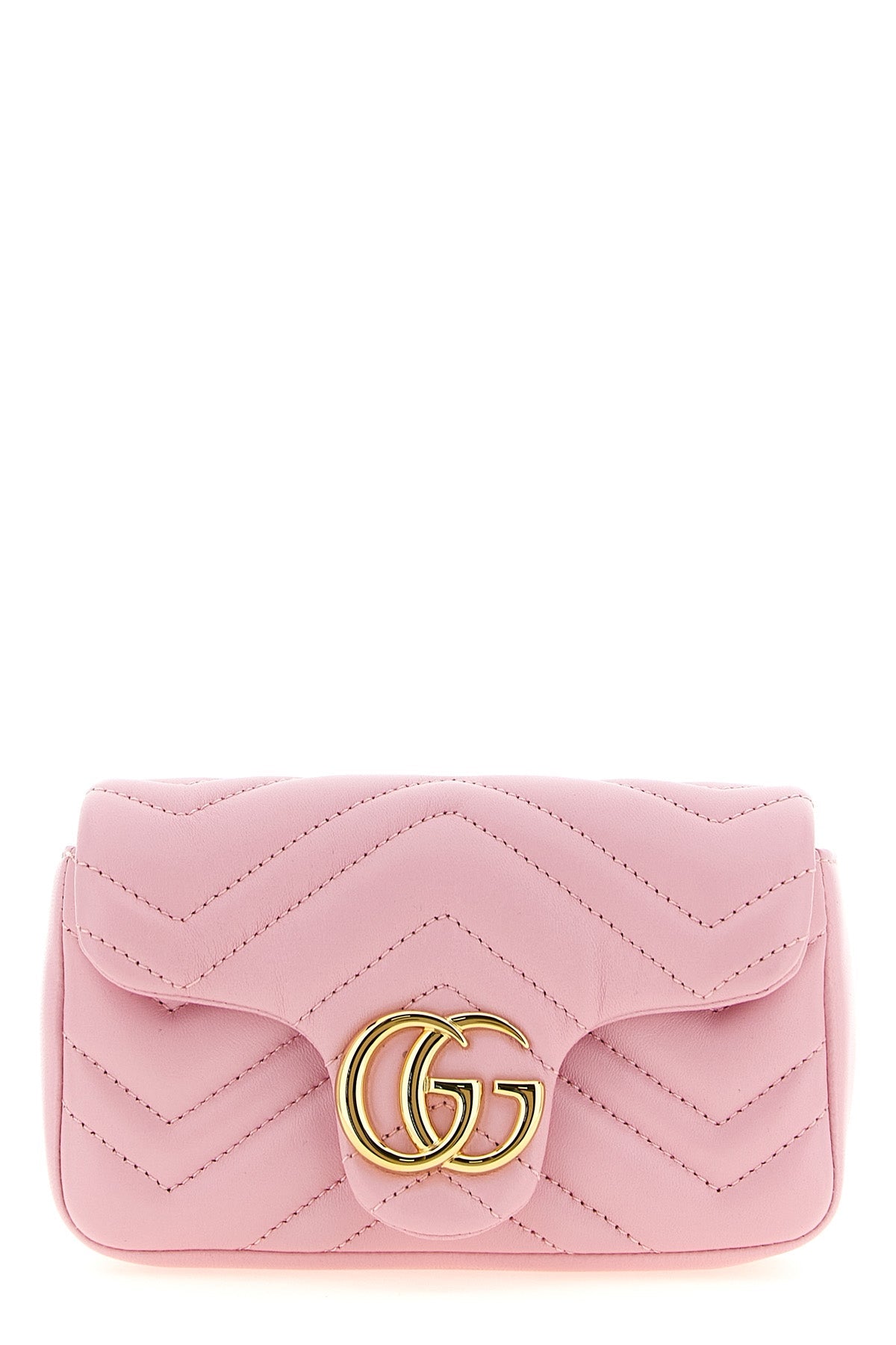 GUCCI Shoulder Bag with Chevron Quilting