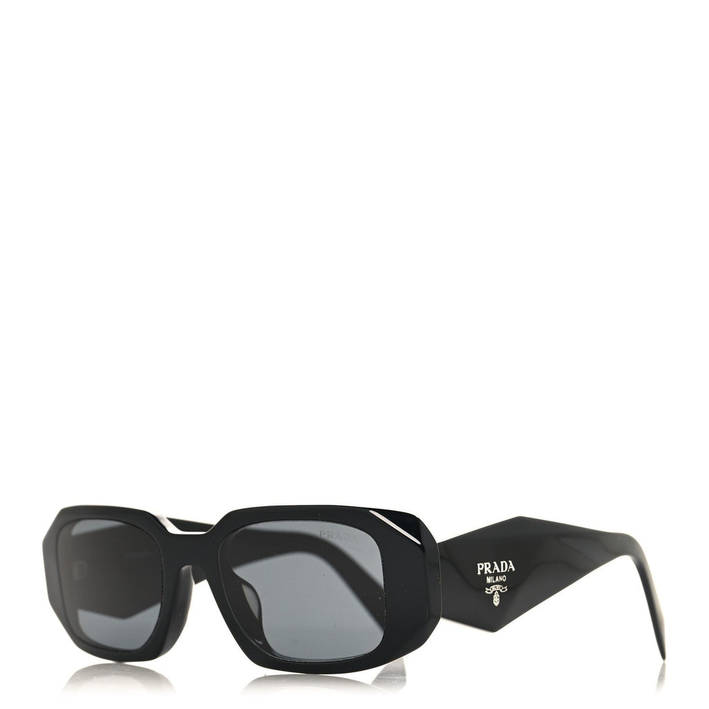 Acetate Symbole Sunglasses SPR 17W-F Black