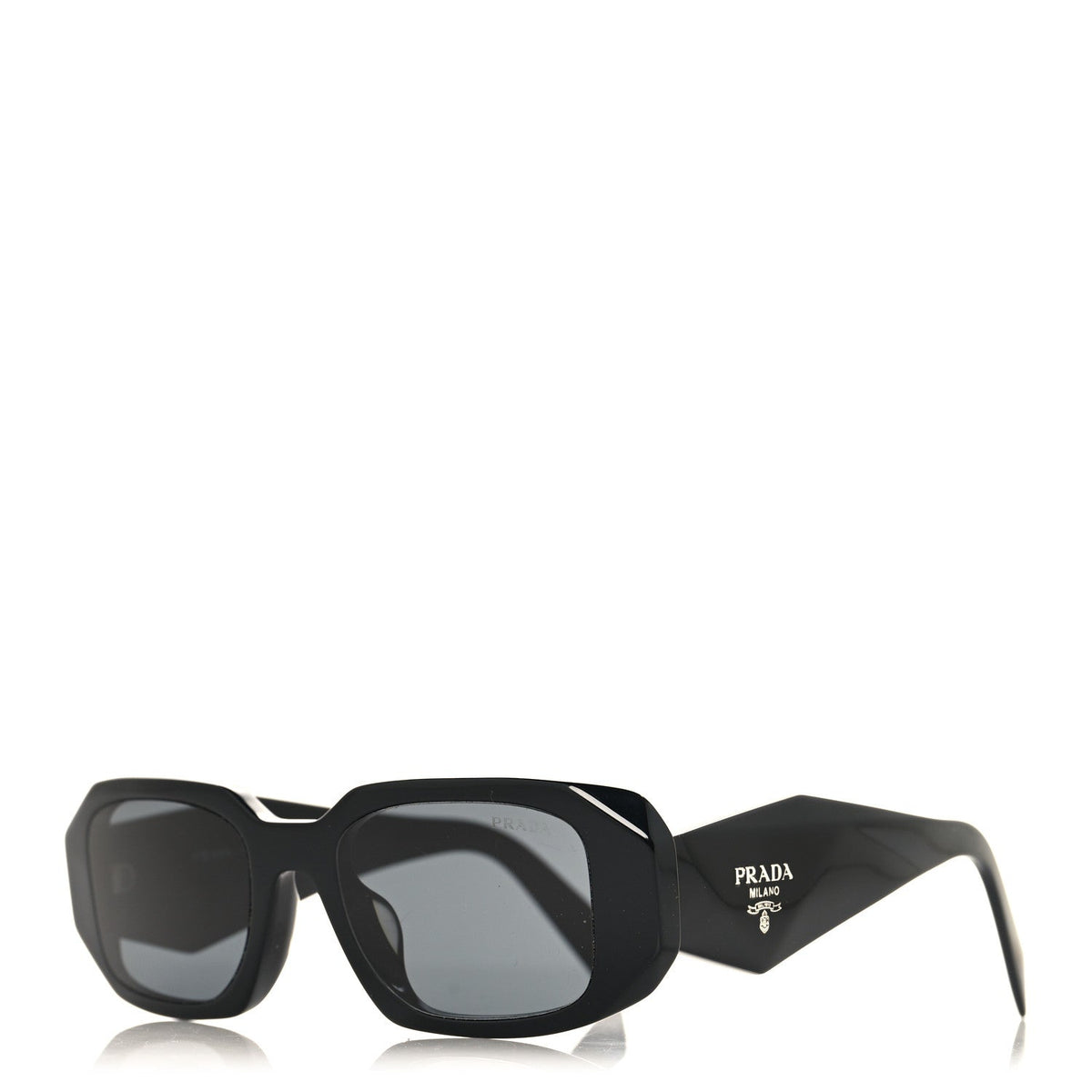 Acetate Symbole Sunglasses SPR 17W-F Black