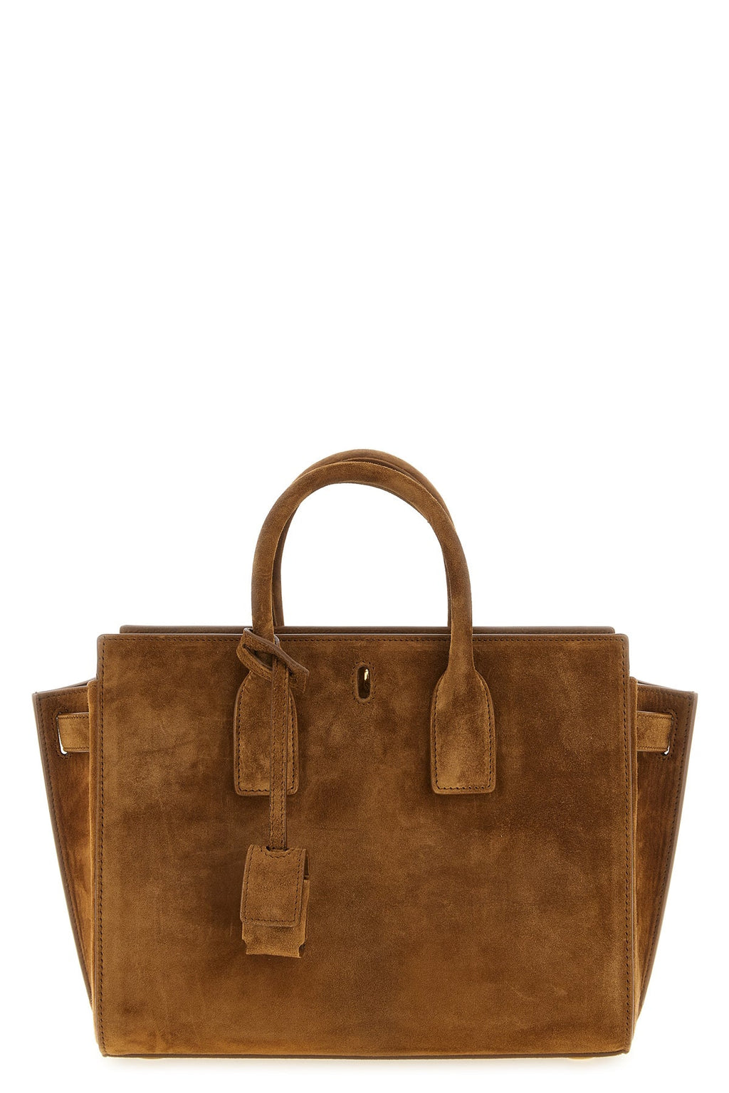 Saint Laurent Top Handle Bag With Accordion Sides