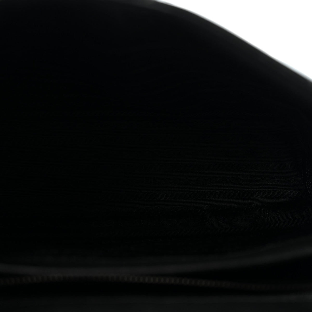 Nappa Triangle Stitched Large Spectrum Bag Black