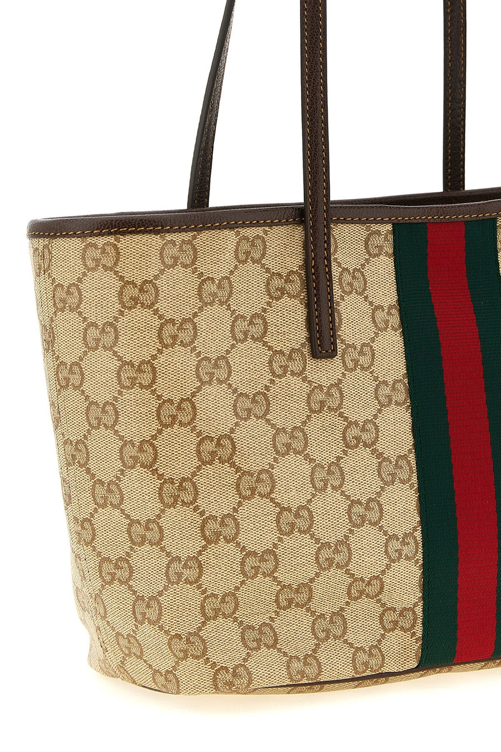 'Tribeca' Shoulder Bag with Web Stripe