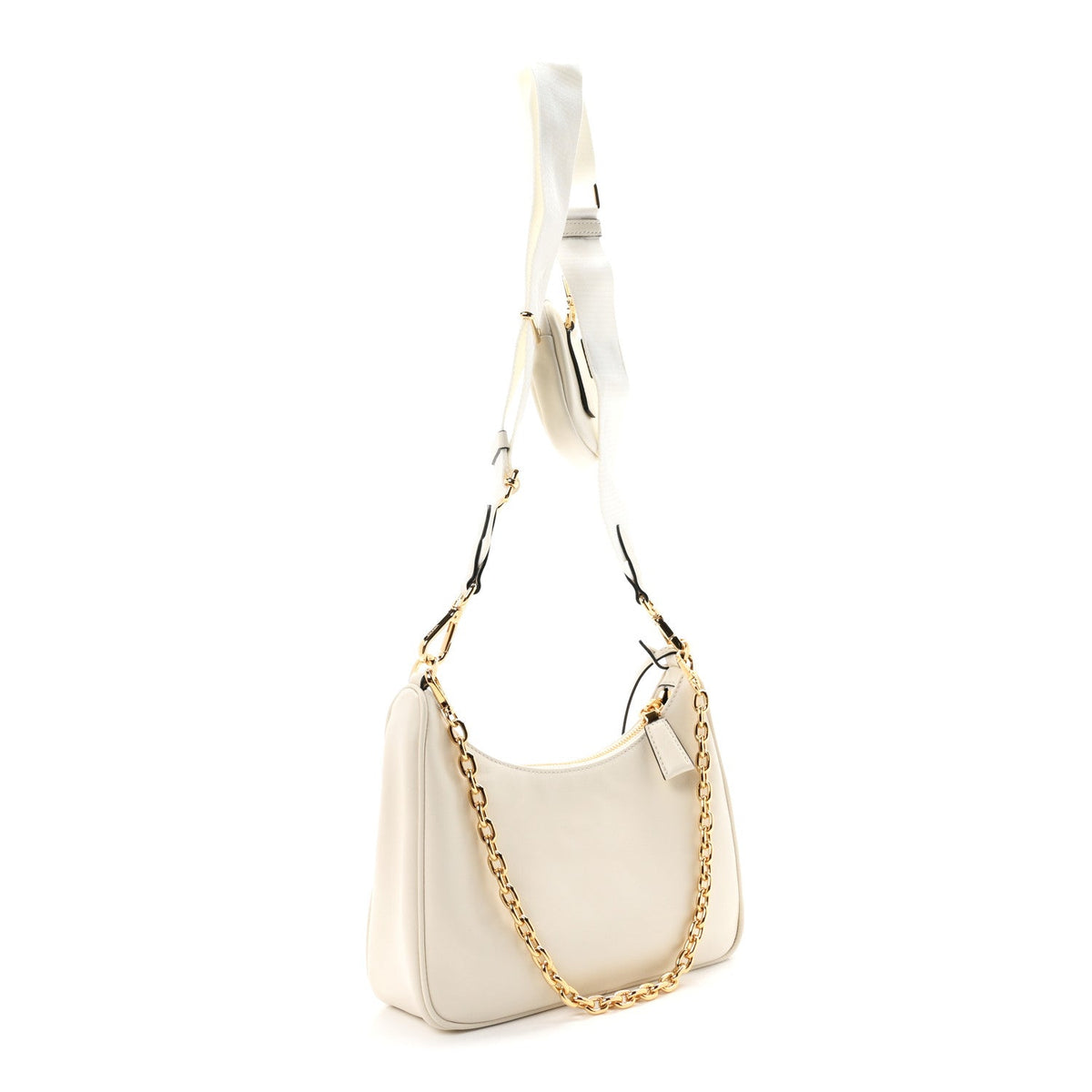 Vitello Re-Edition 2005 Shoulder Bag White