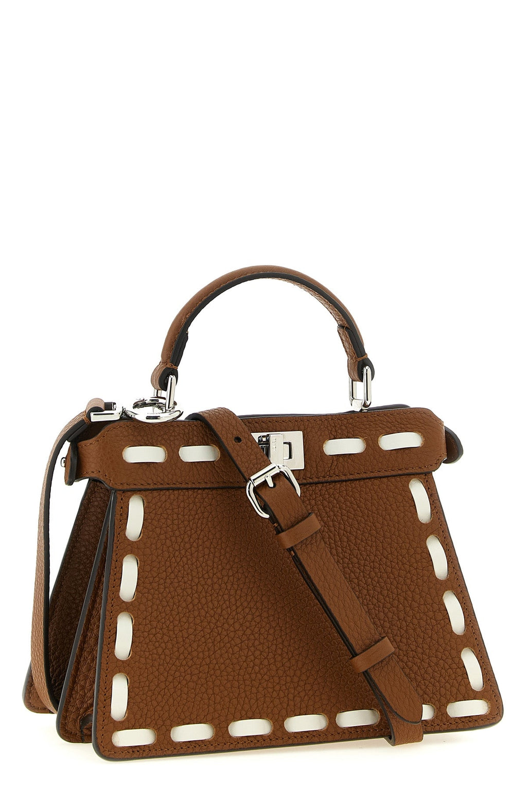 FENDI Handbag With Macro Stitching