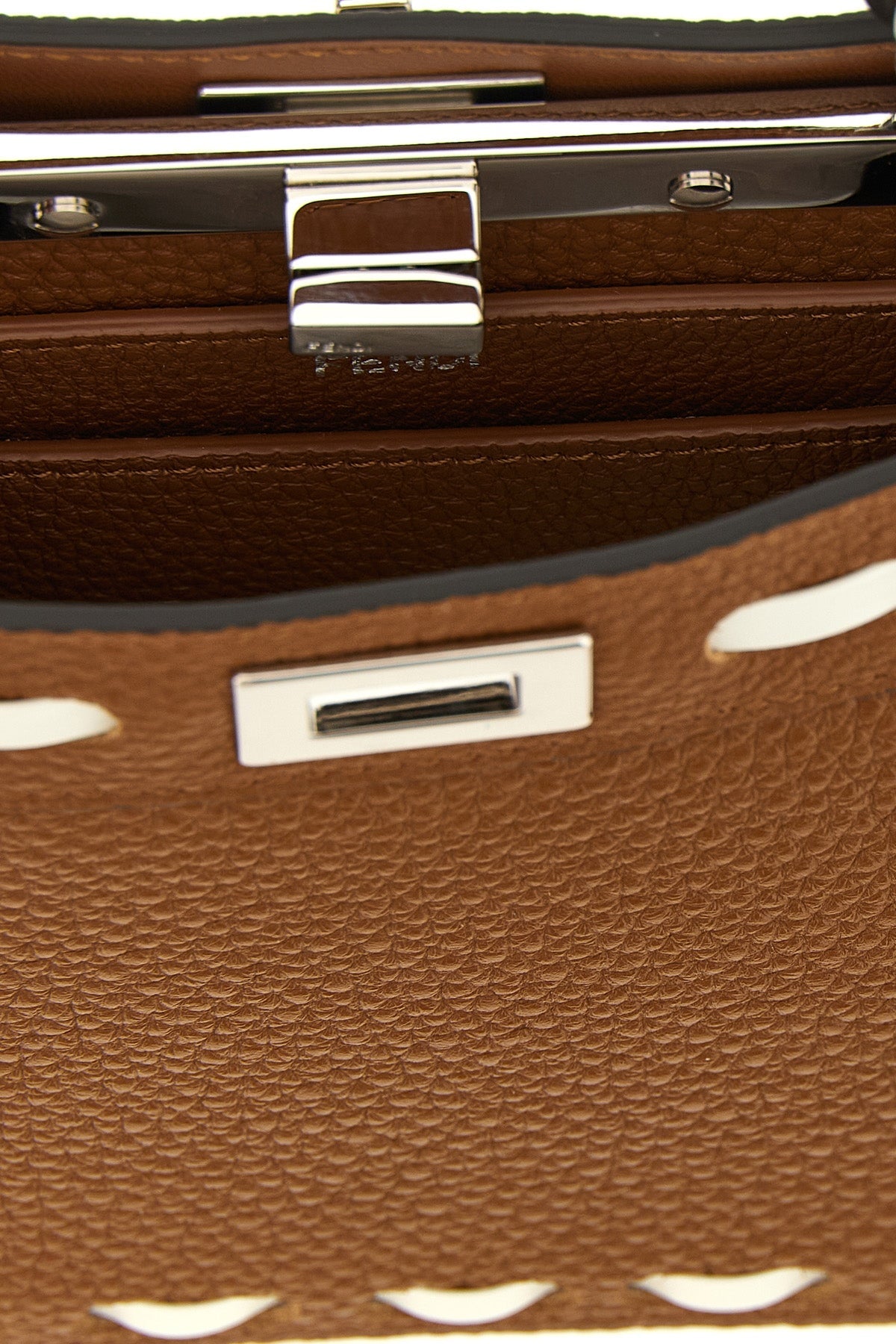 FENDI Handbag With Macro Stitching