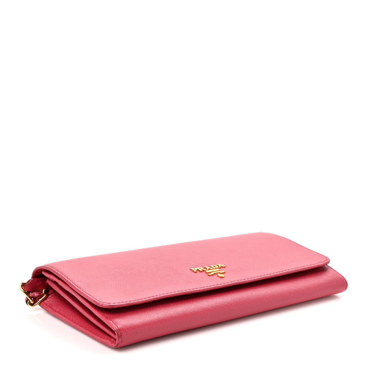 Saffiano Wallet on Chain Peonia