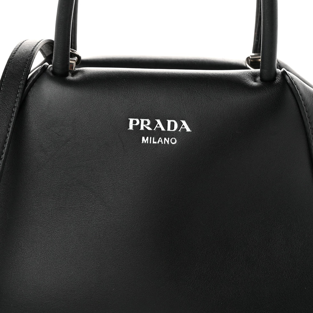 Softy Calfskin Small Supernova Handbag Black