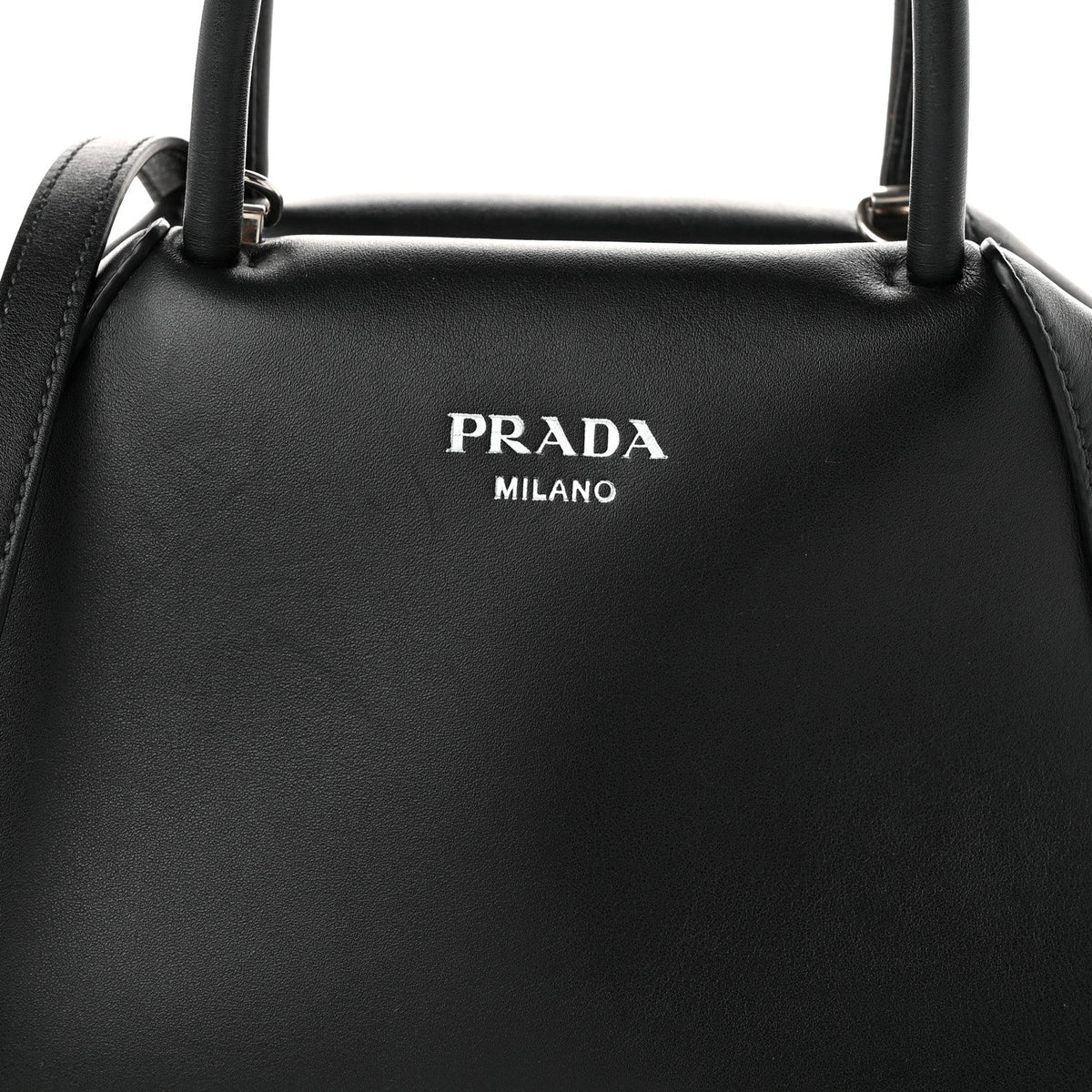 Softy Calfskin Small Supernova Handbag Black
