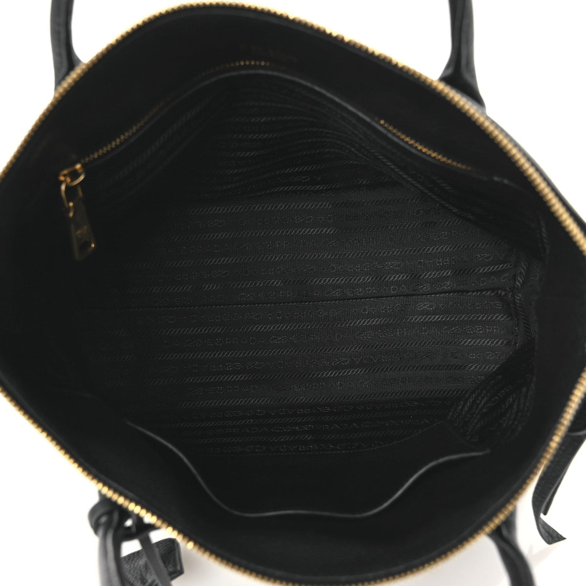 Vitello Daino Small Tote Black