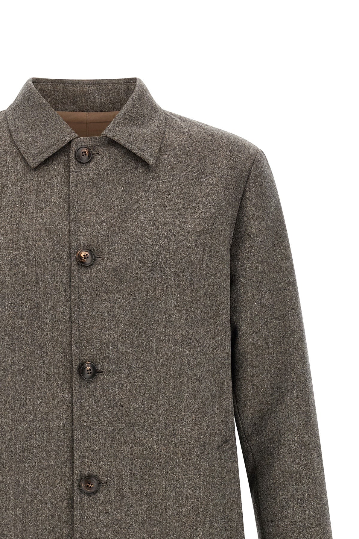 Pal Zileri Reversible Pure Wool Mac