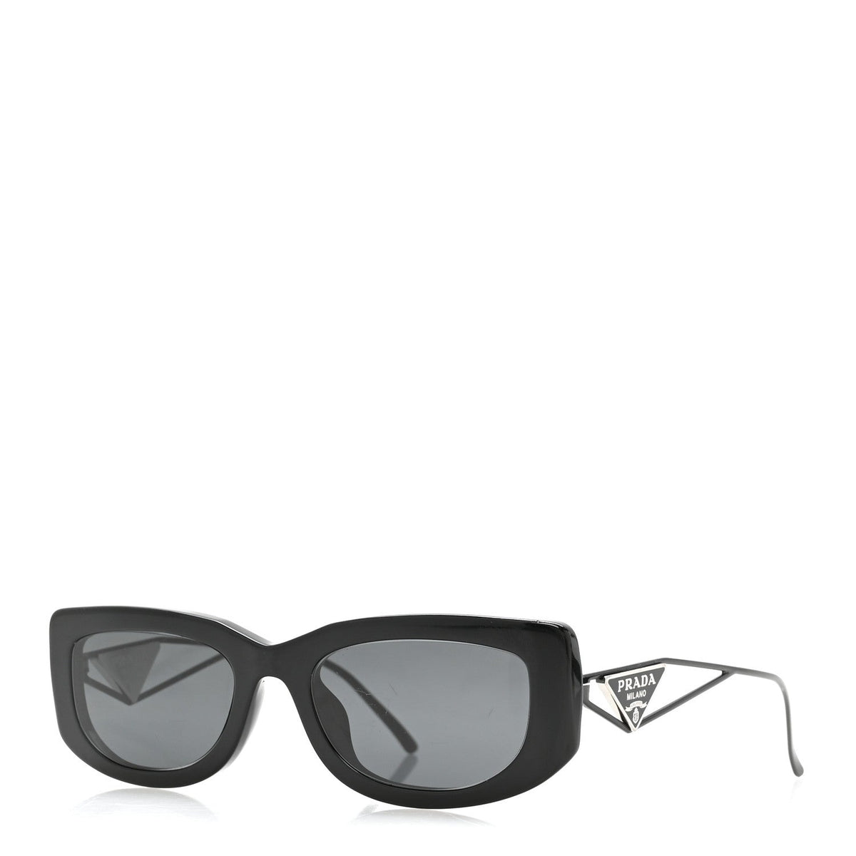 Acetate Sunglasses SPR 14Y Black Slate Gray