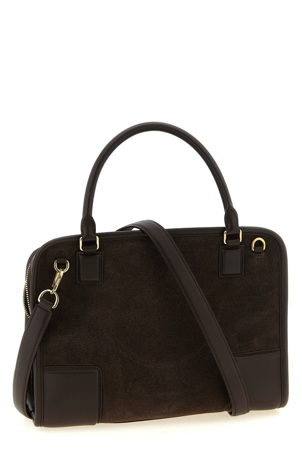 “Amazona 180” Suede Top-Handle Bag