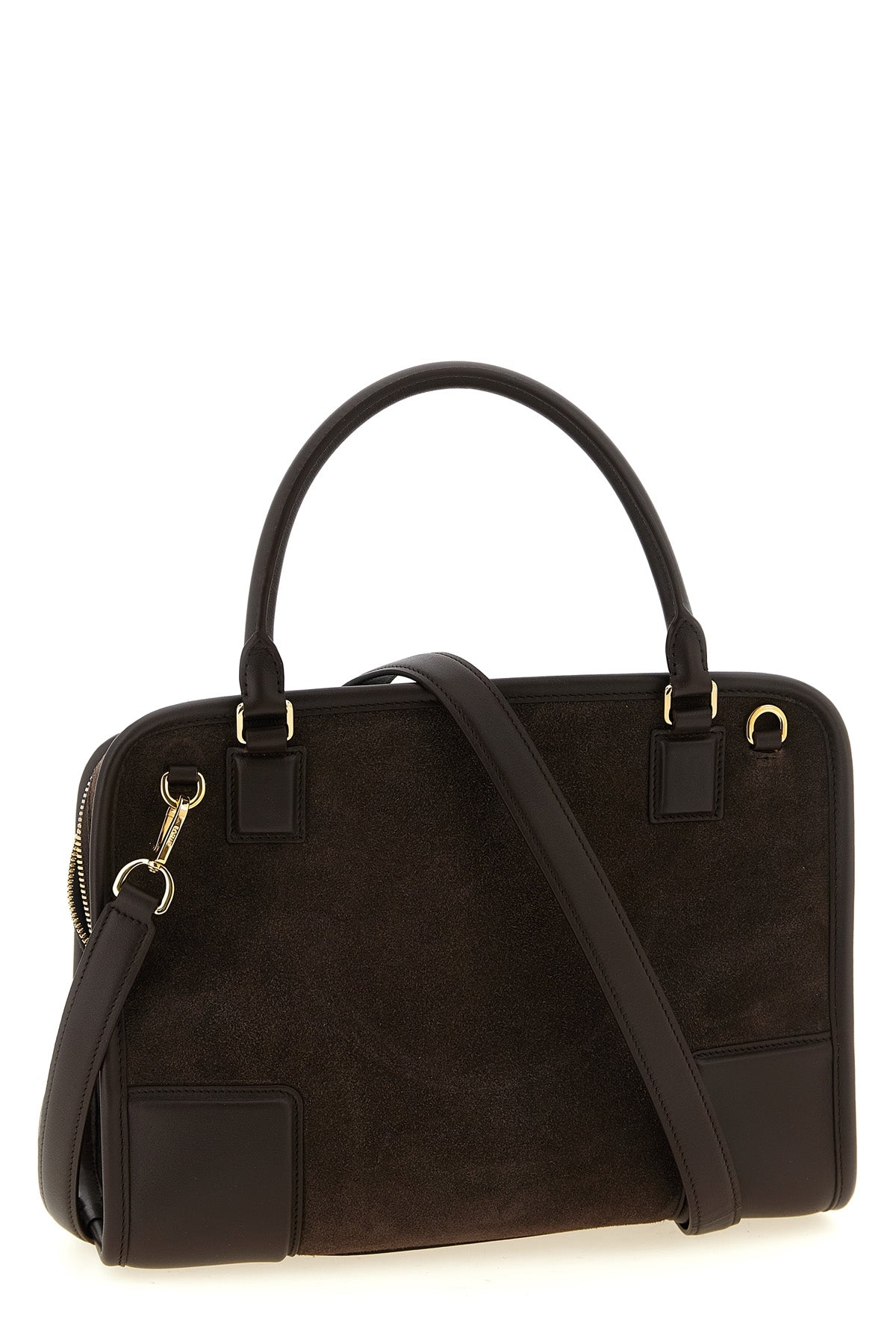 “Amazona 180” Suede Top-Handle Bag