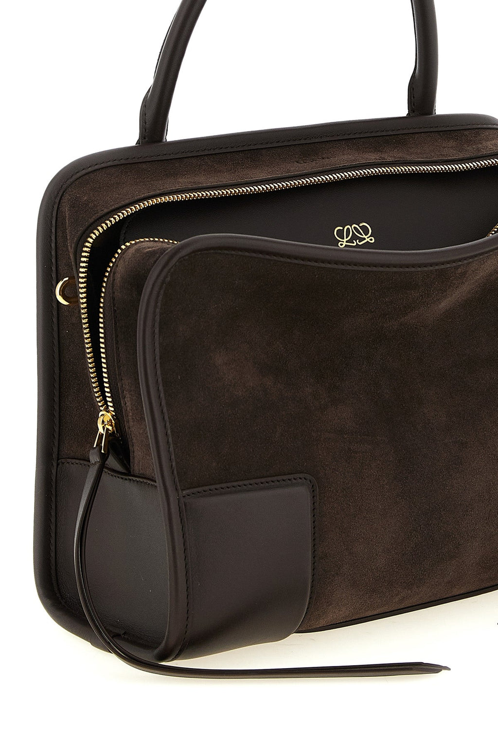 “Amazona 180” Suede Top-Handle Bag