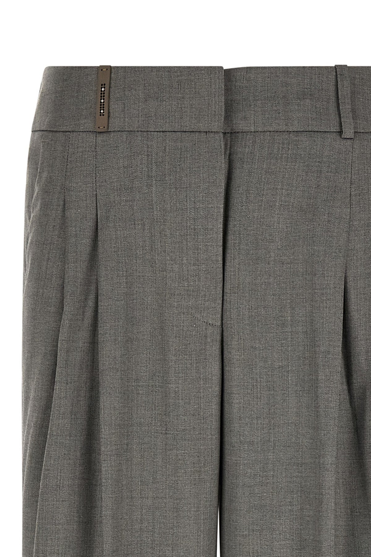 Peserico Tailored Double-Pleat Trousers