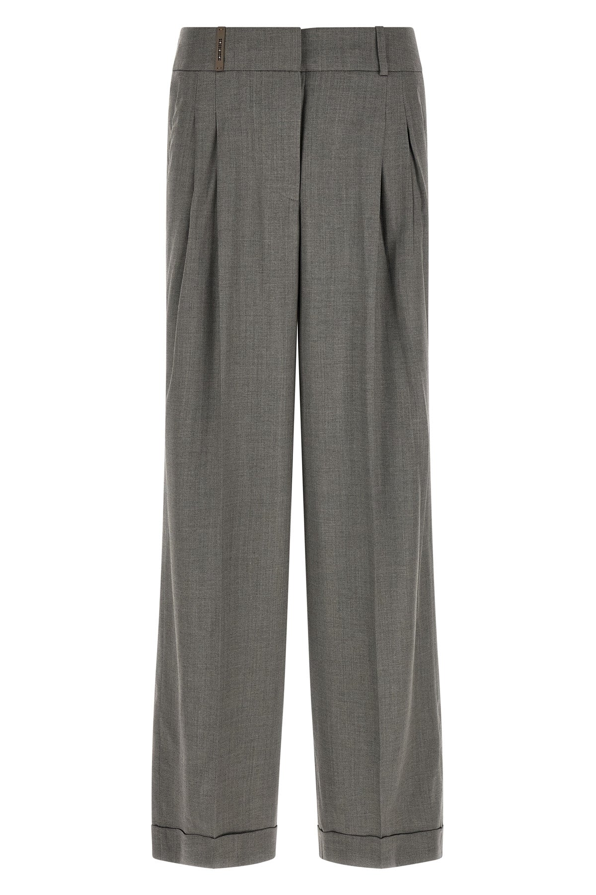 Peserico Tailored Double-Pleat Trousers