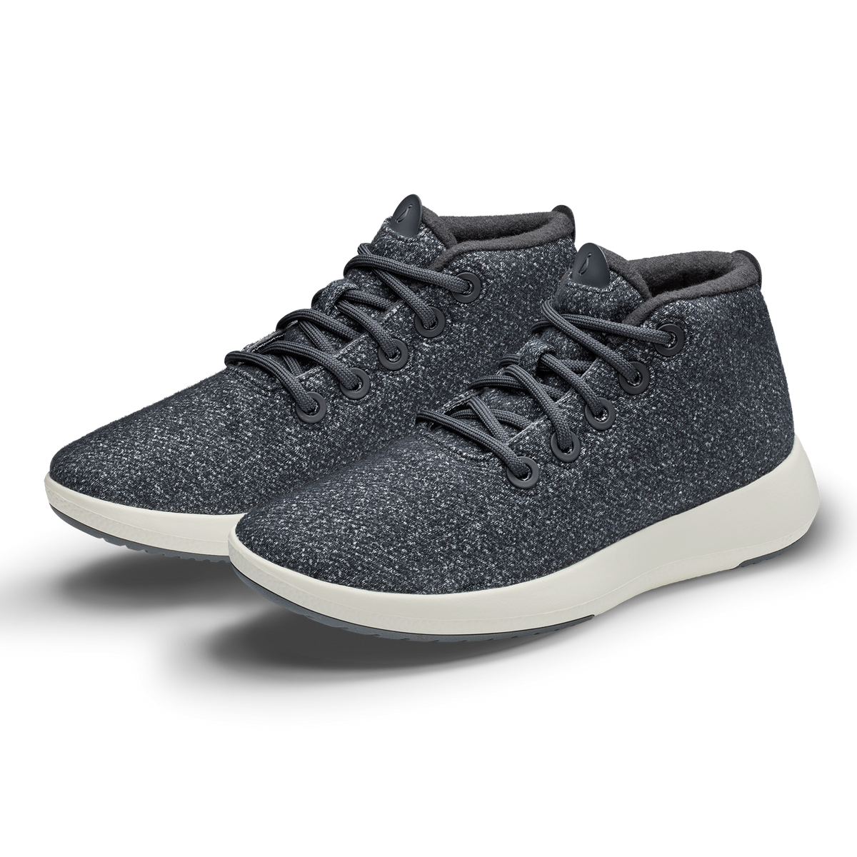 Men's Wool Runner-up Mizzle - Dark Grey (Natural White Sole)