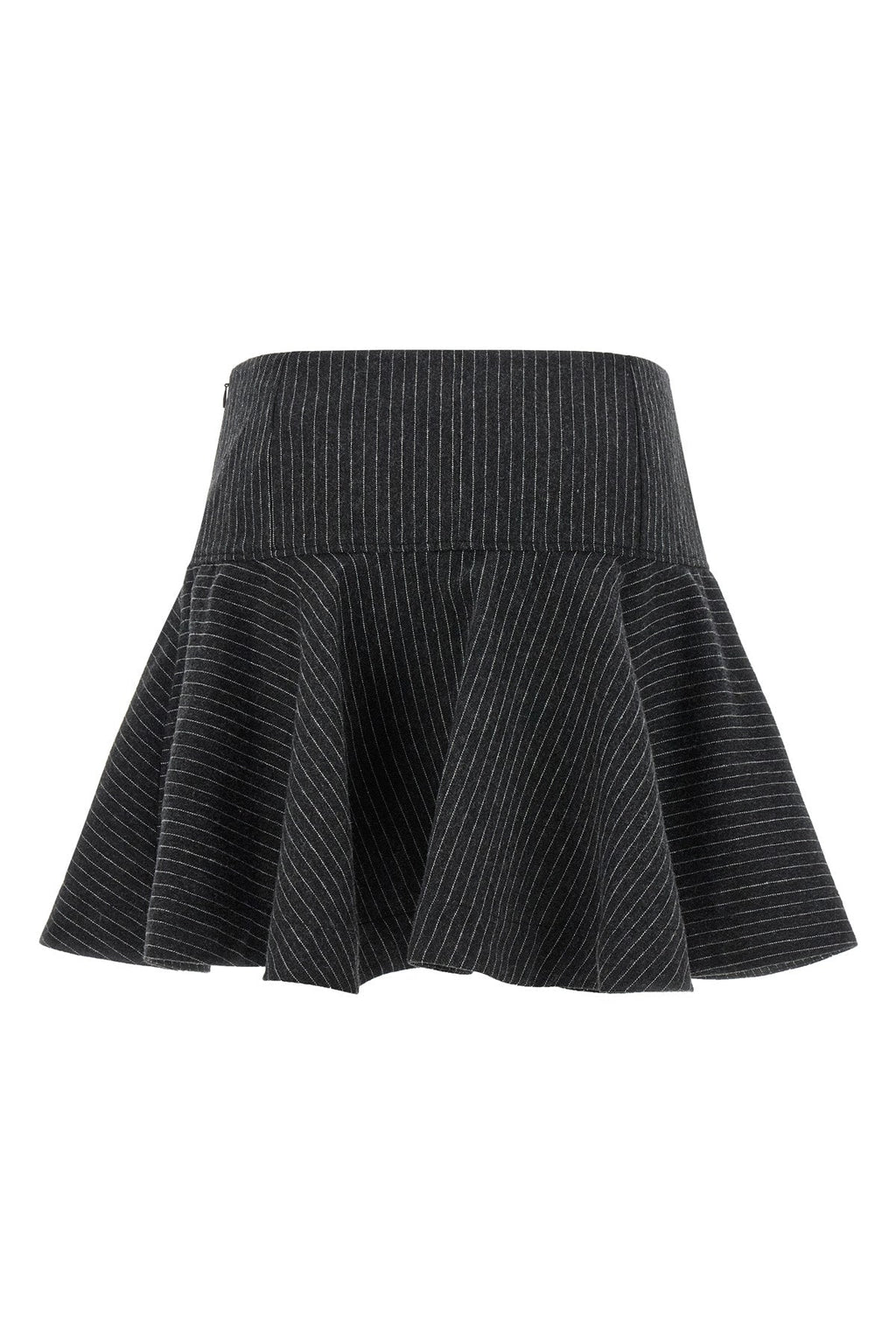Pinstripe Flannel Skirt