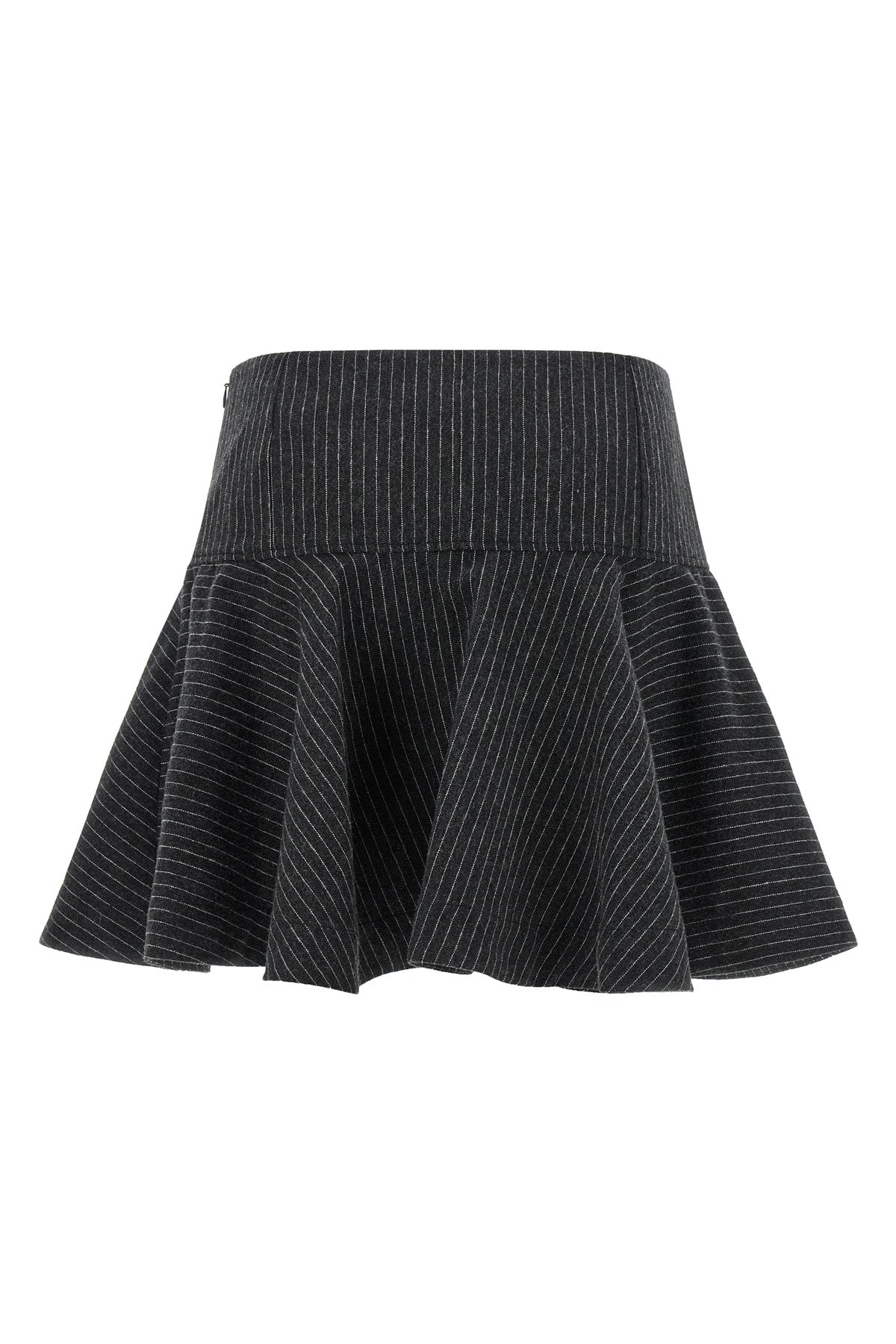 Pinstripe Flannel Skirt
