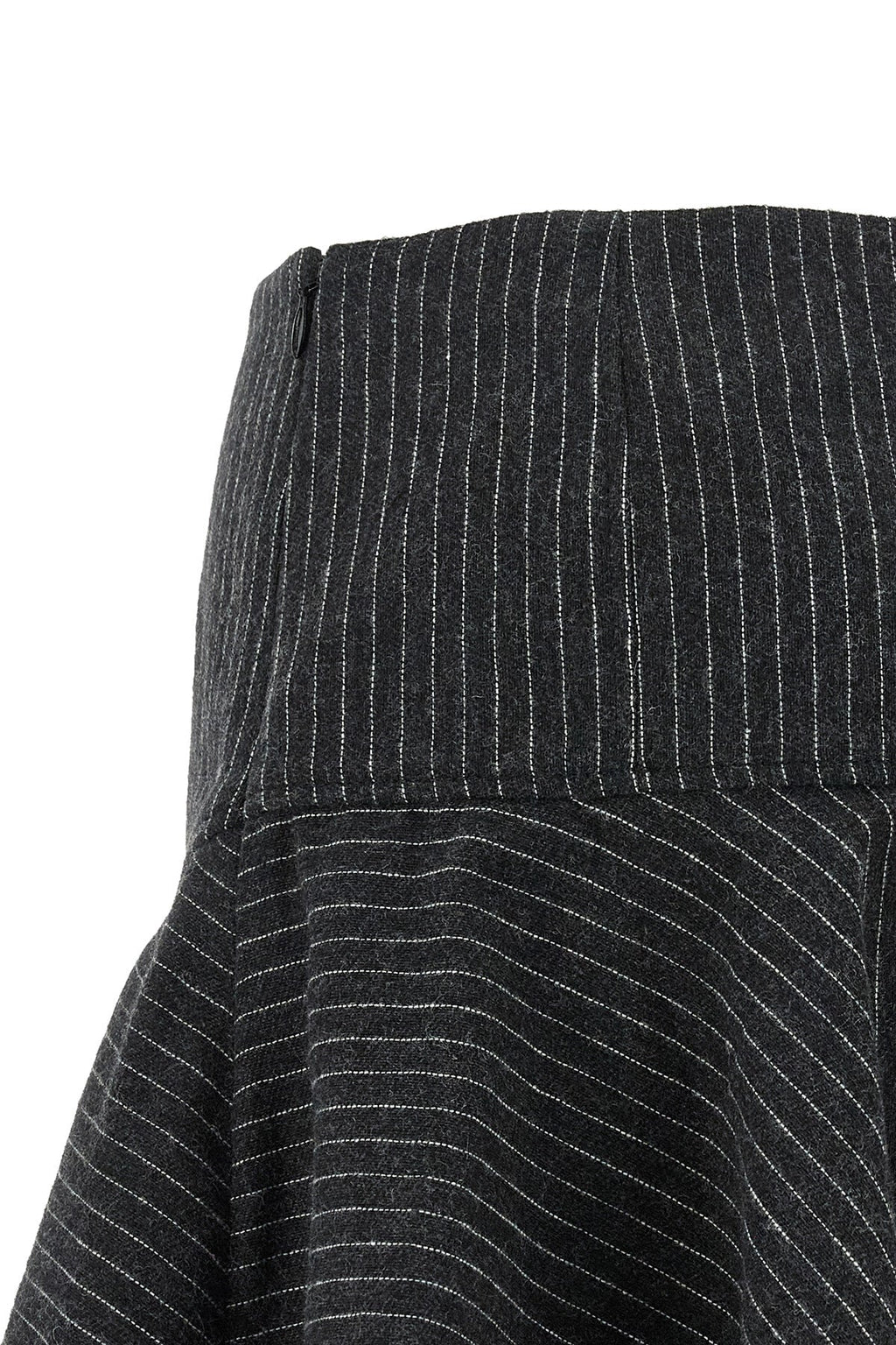Pinstripe Flannel Skirt