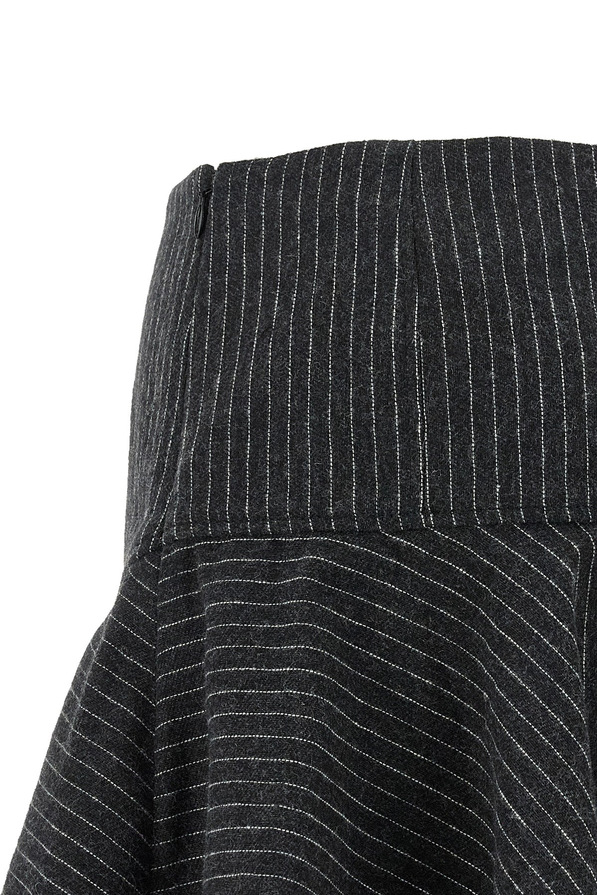 Pinstripe Flannel Skirt