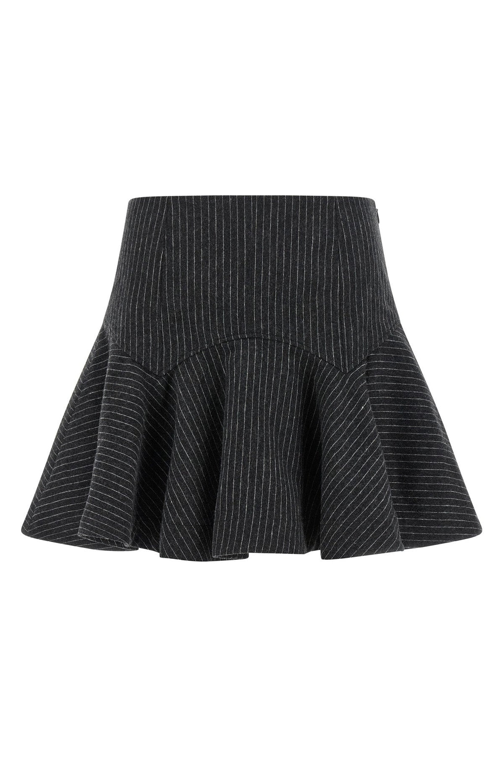 Pinstripe Flannel Skirt