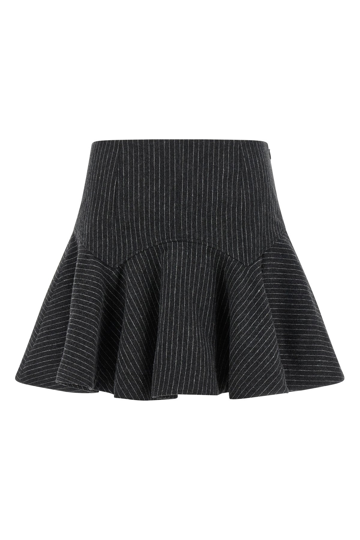 Pinstripe Flannel Skirt