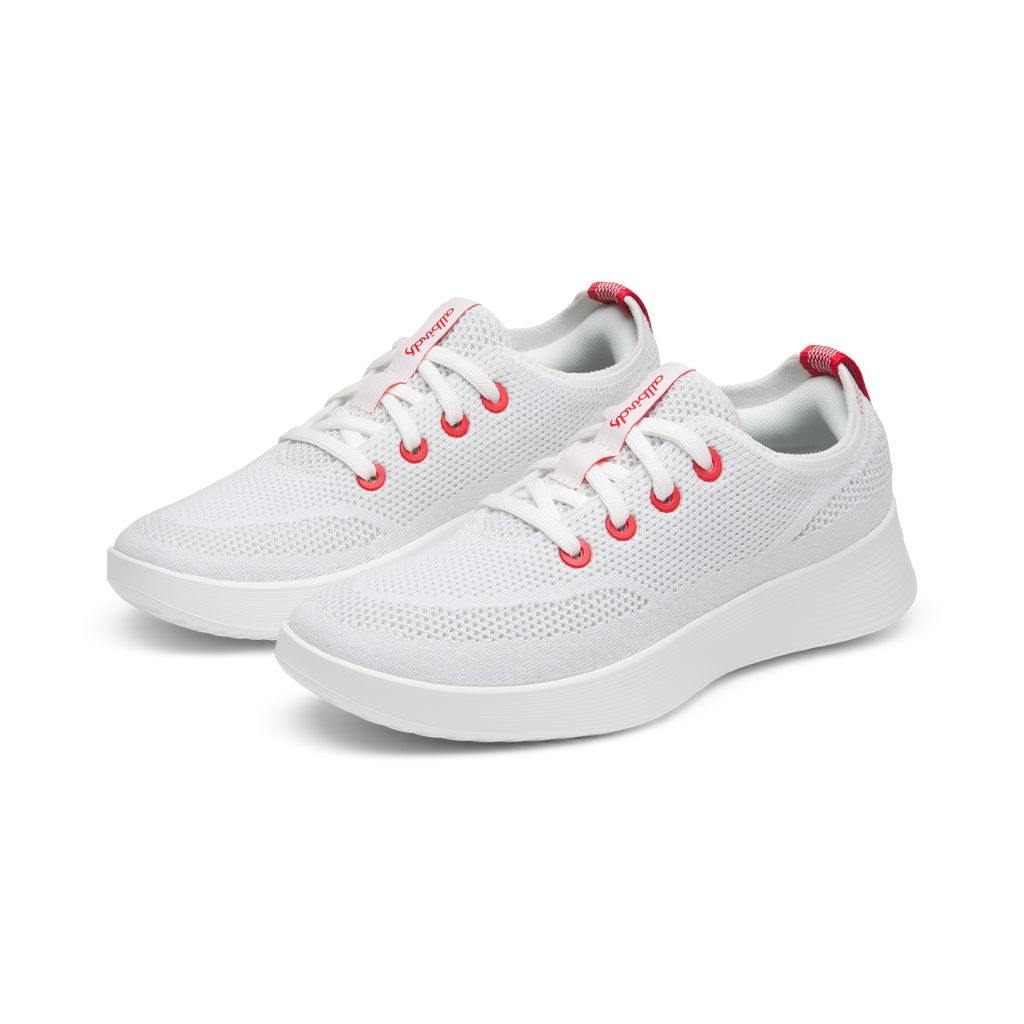 Women's Tree Runner Go - Blizzard/Bold Red (Blizzard Sole)