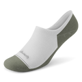 Anytime No Show Sock - Blizzard/Thunder Green