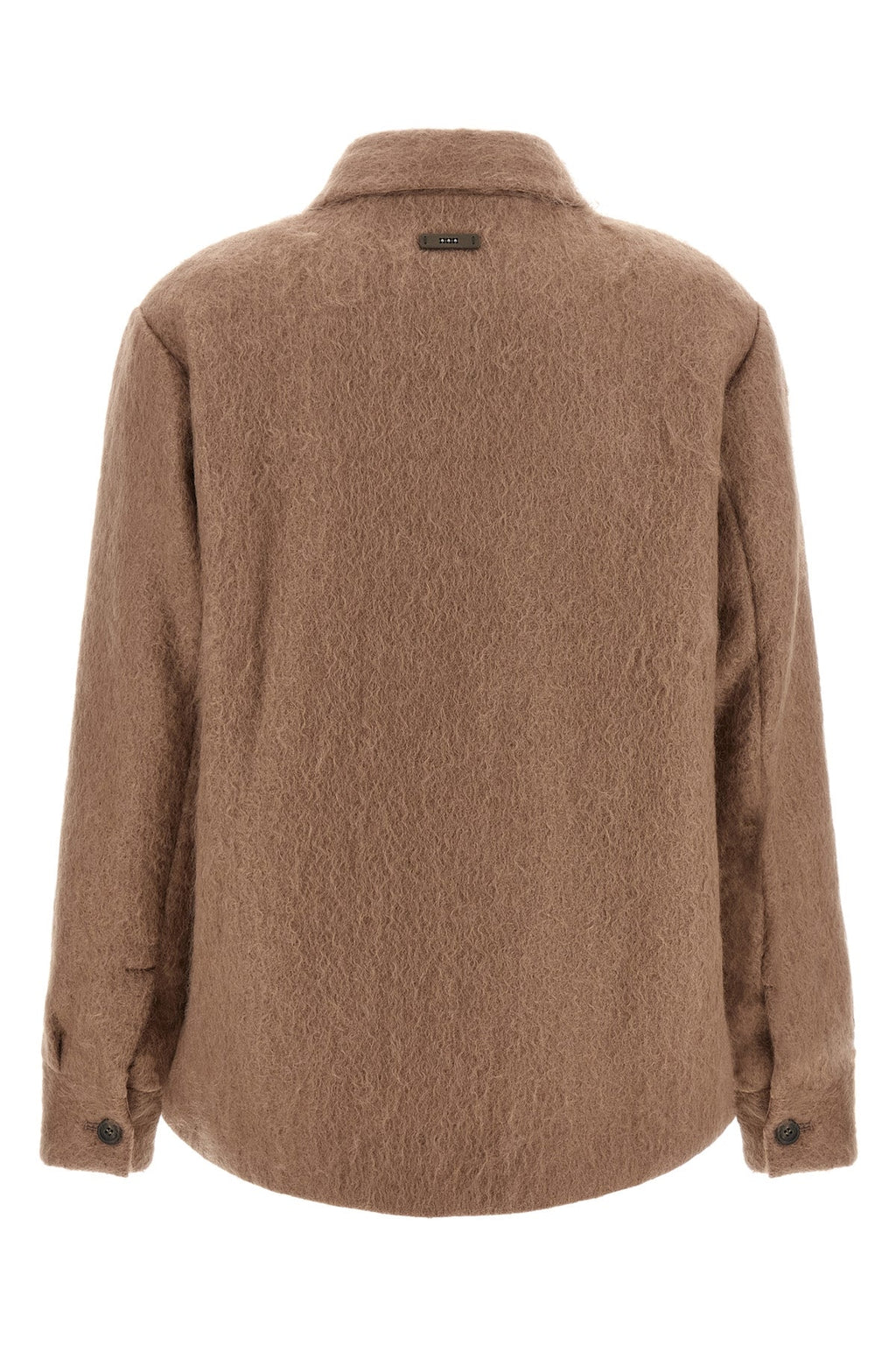 Peserico Overshirt Jacket with Bouclé Finish