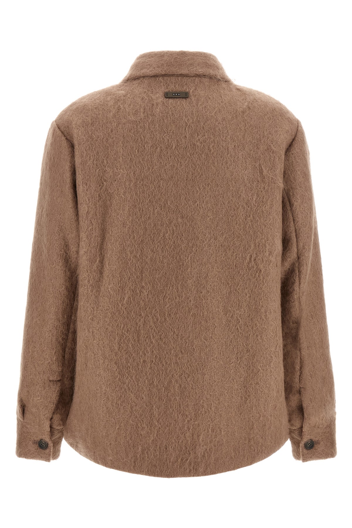 Peserico Overshirt Jacket with Bouclé Finish