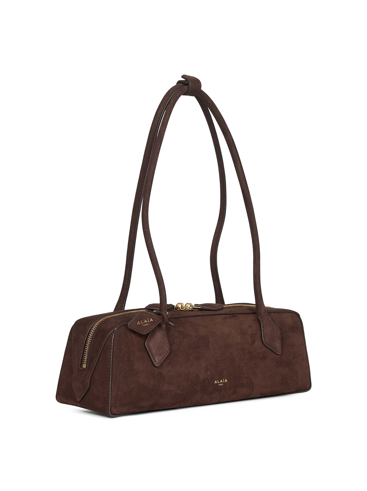Alaïa Women Brown Le Teckel Medium Shoulder Bag