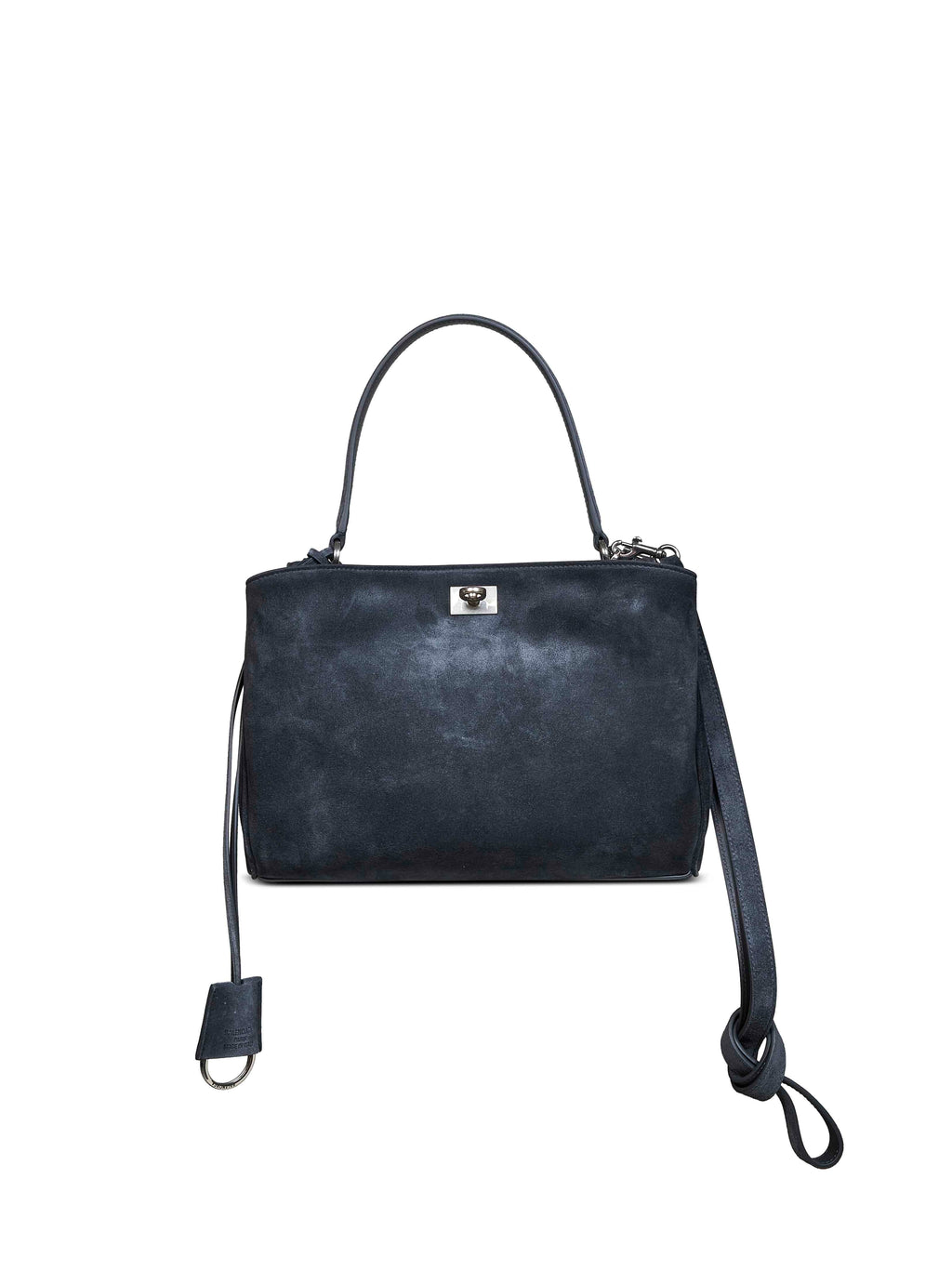 Balenciaga Women Storm Grey Rodeo Small Handbag
