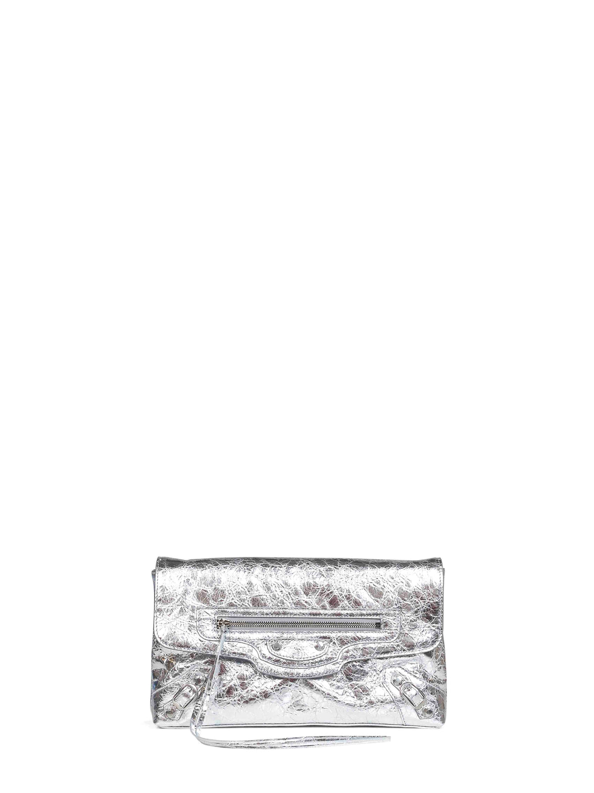 Balenciaga Women Silver Le City Clutch